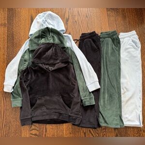 Bundle of 3 All in Motion Cozy Velour Sets for Girls